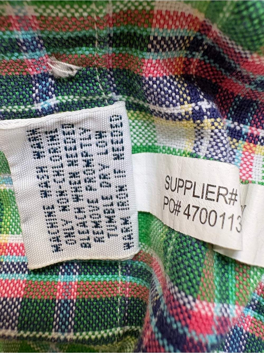 Ralph Lauren Men’s 3XB Green Plaid Cotton Oxford Button Down Shirt Pony - Picture 7 of 10